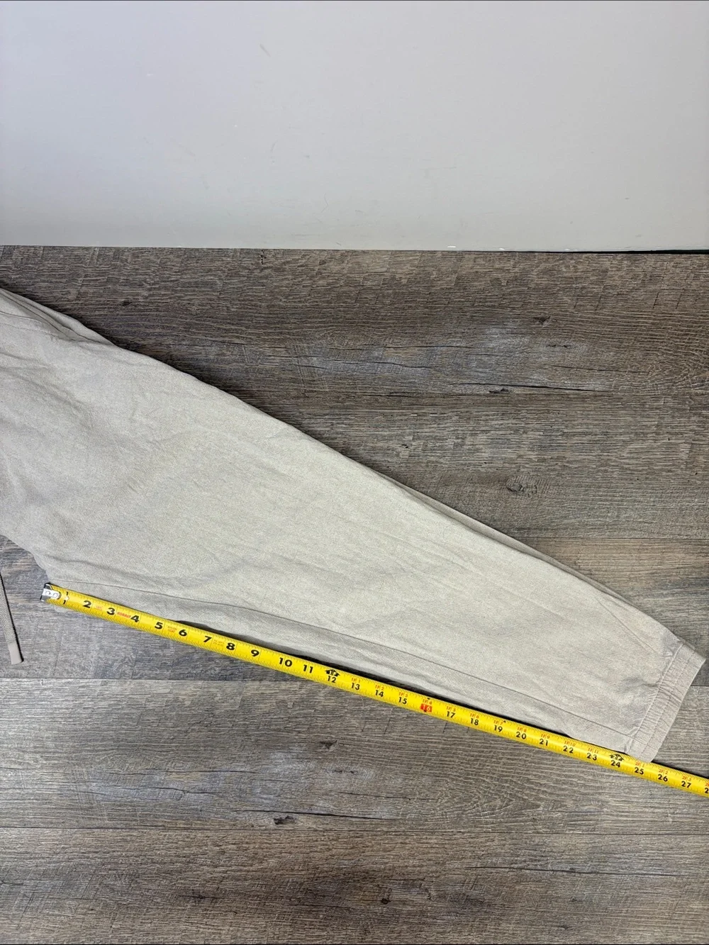 Zara Linen Blend Drawstring Jogger Pants Beige Men’s Medium